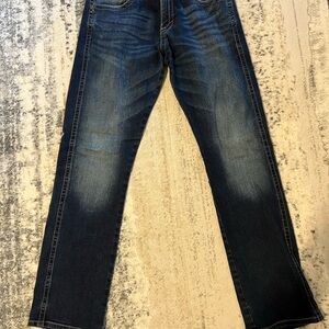 Wrangler Dark Blue Straight Jeans